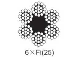  美標6×Fi(25) 一般用途鋼絲繩